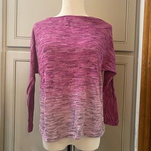 Woodleigh Sweater Gradiated Color Pink Purple Size S